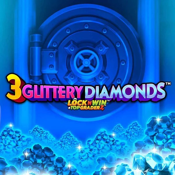 3 Glittery Diamonds game by PearFiction Studios – logo hosted on Bruno Casino