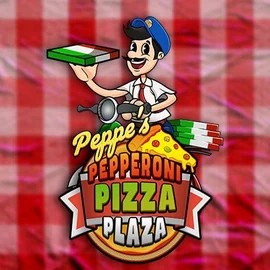 Peppe’s Pepperoni Pizza Plaza logo by Pragmatic Play at Bruno Casino